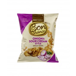BON CHANCE XЛЕБЦЫ С ЛУКОМ И ВКУСОМ СМЕТАНЫ 240 Г X 15 ШТ