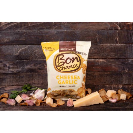 LEIVAKRÕPSUD BON CHANCE KÜÜSLAUGUGA JA JUUSTUGA 120G X 24 TK