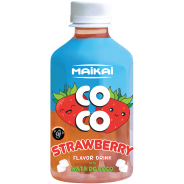MAIKAI НАПИТОК СО ВКУСОМ КЛУБНИКИ С ЖЕЛЕ КУБИКАМИ 280МЛ X 24 ШТ