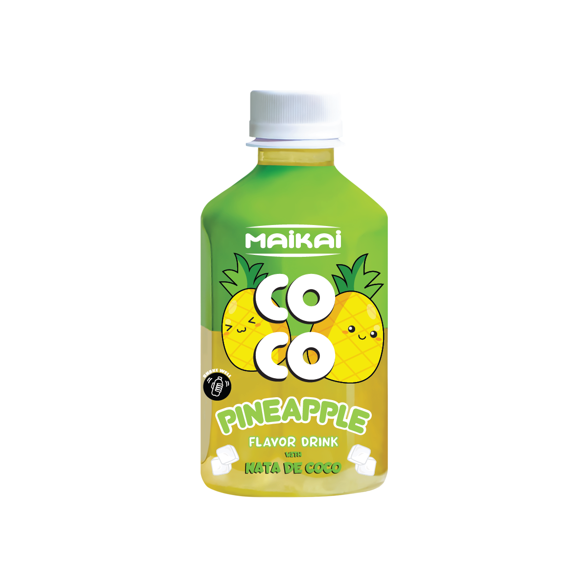 MAIKAI PINEAPPLE FLAVOR DRINK WITH NATA DE COCO 280ML X 24 PCS