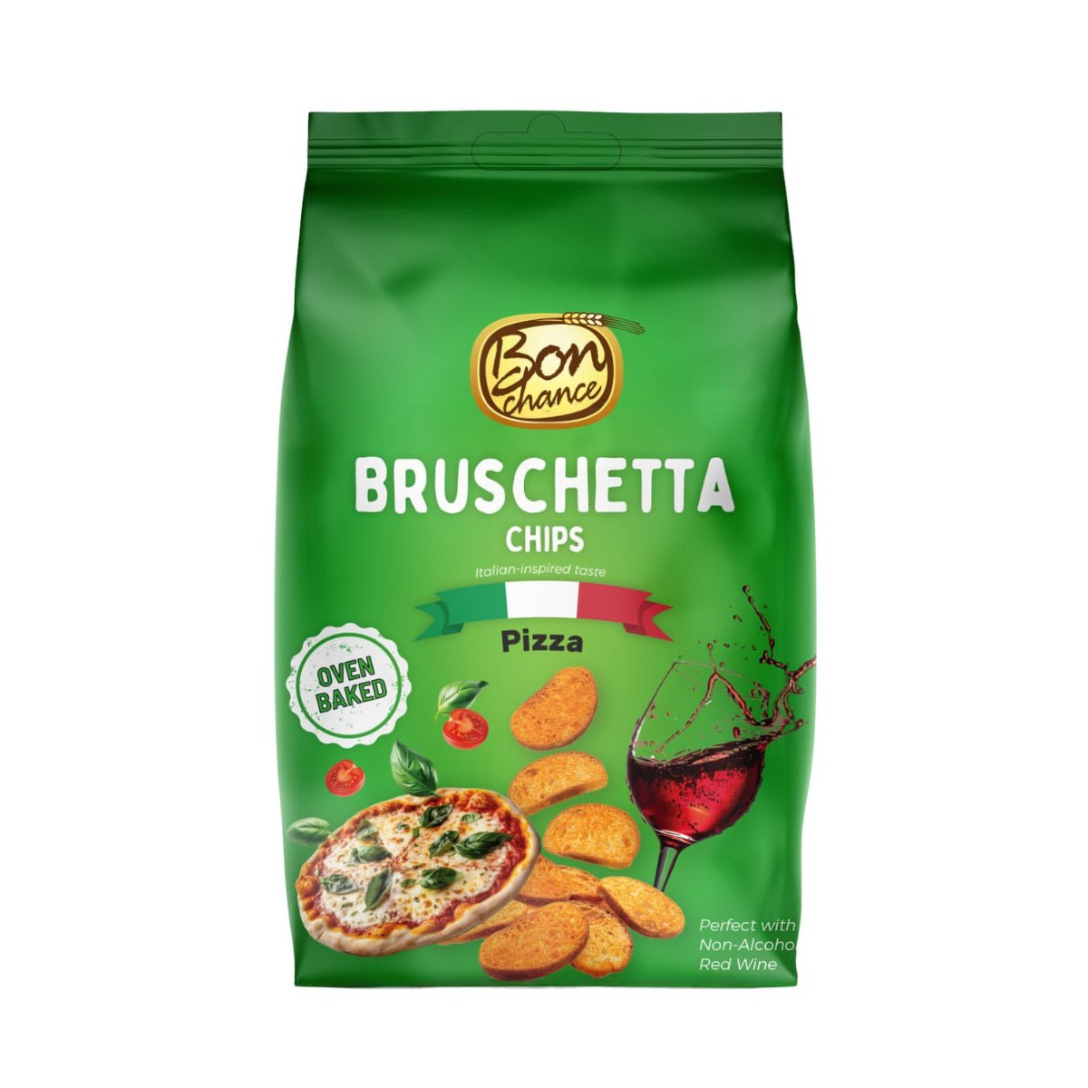 BRUSCHETTA PITSAMAITSELISED LEIVAKRÕPSUD 70 G X 15 TK