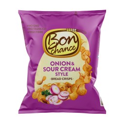 LEIVAKRÕPSUD BON CHANCE HAPUKOORE-SIBULA 60G X 40 TK