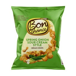 BON CHANCE ХЛЕБЦЫ СО ВКУСОМ ЗЕЛЁНОГО ЛУКА И CМЕТАНЫ 60 Г X 40 ШТ