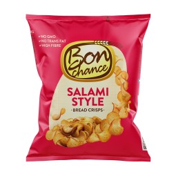 BON CHANCE BREAD CRISPS WITH SALAMI FLAVOUR SEASONING MIX 60 G X 40 PCS