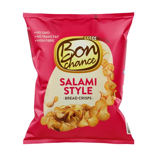 LEIVAKRÕPSUD BON CHANCE SALAMI MAITSEGA 60G X 40 TK