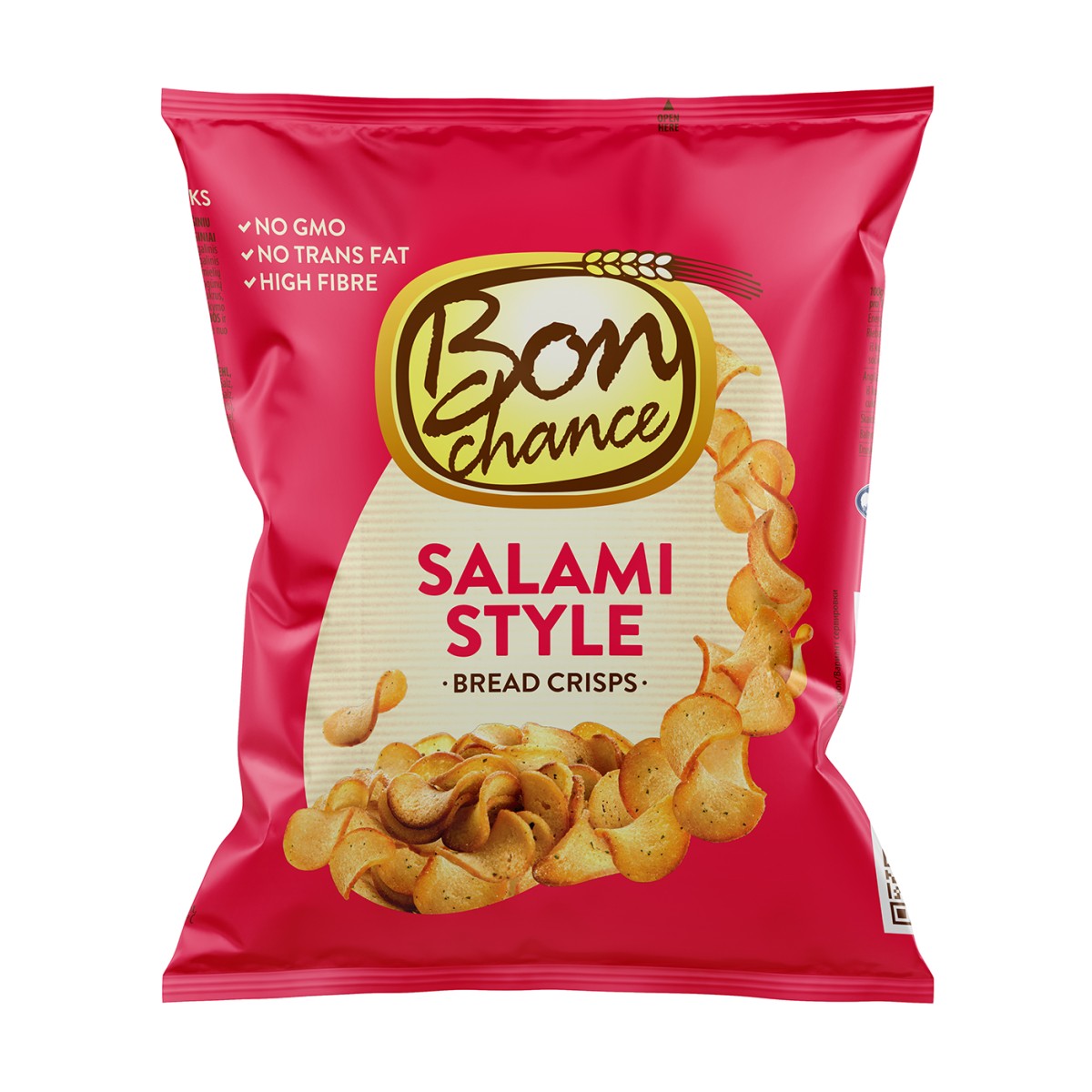 LEIVAKRÕPSUD BON CHANCE SALAMI MAITSEGA 60G X 40 TK