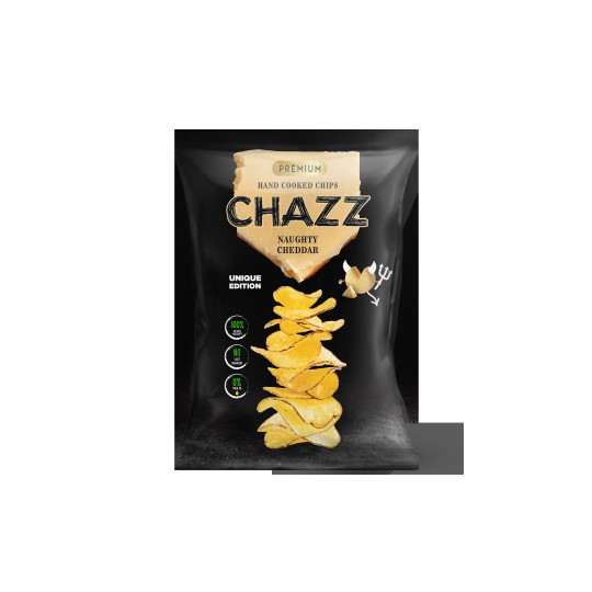 KARTULIKRÕPSUD CHAZZ CHEDDAR JUUSTUGA 90G X 15 TK