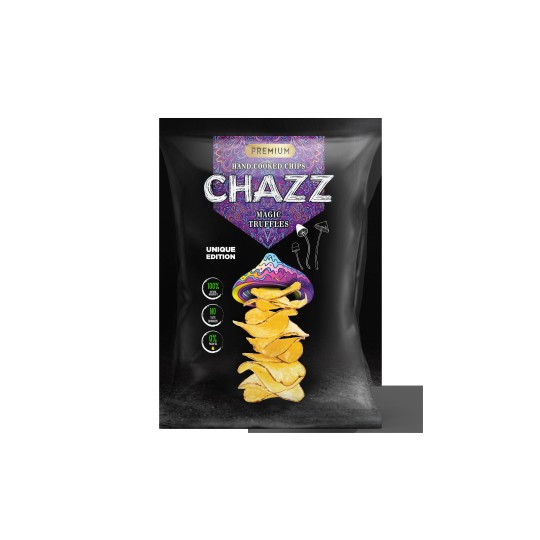POTATO CHIPS CHAZZ WITH TRUFFLES 90 G X 15 PCS