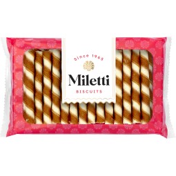 Vahvlitorukesed MILETTI vanillimaitsega