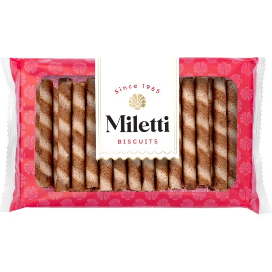 Vahvlitorukesed MILETTI kakaomaitsega