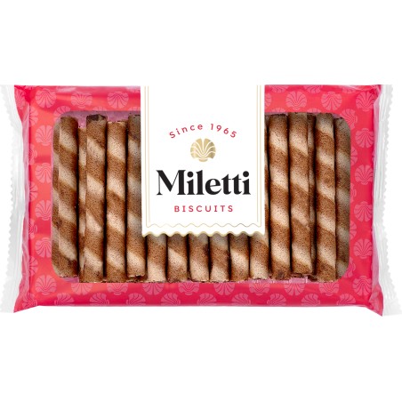 Vahvlitorukesed MILETTI kakaomaitsega
