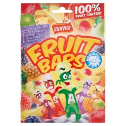 FRUIT BARS SUNVITA MIX (10X15G) X 8 PCS