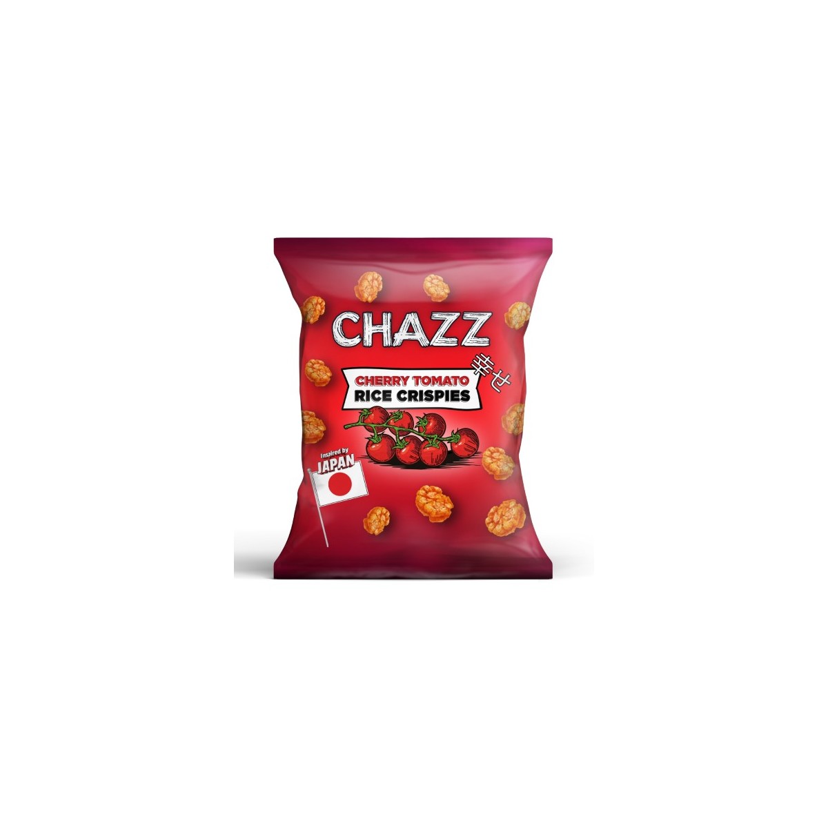 FRIED RICE SNACKS CHAZZ TOMATO FLAVOUR 100G X 14 PCS
