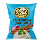 ЖАРЕНЫЙ ХЛЕБ BON CHANCE «СМЕТАНА И ЛУК» 150 Г × 14 ШТ