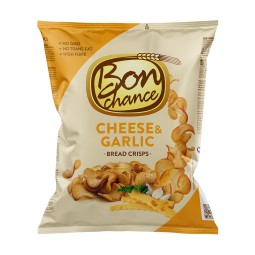 BON CHANCE XЛЕБЦЫ С ЧЕСНОКОМ И СЫРОМ 120 Г X 24 ШТ