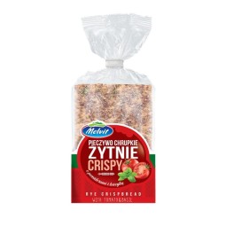 MELVIT RYE CRISPBREAD WITH TOMATO AND BASIL 130G X 10 PCS