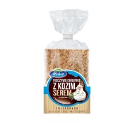 MELVIT CRISPY WHOLEGRAIN RYE CRISPBREAD WITH GOAT CHEESE AND ROSEMARY 130 G × 10 PCS