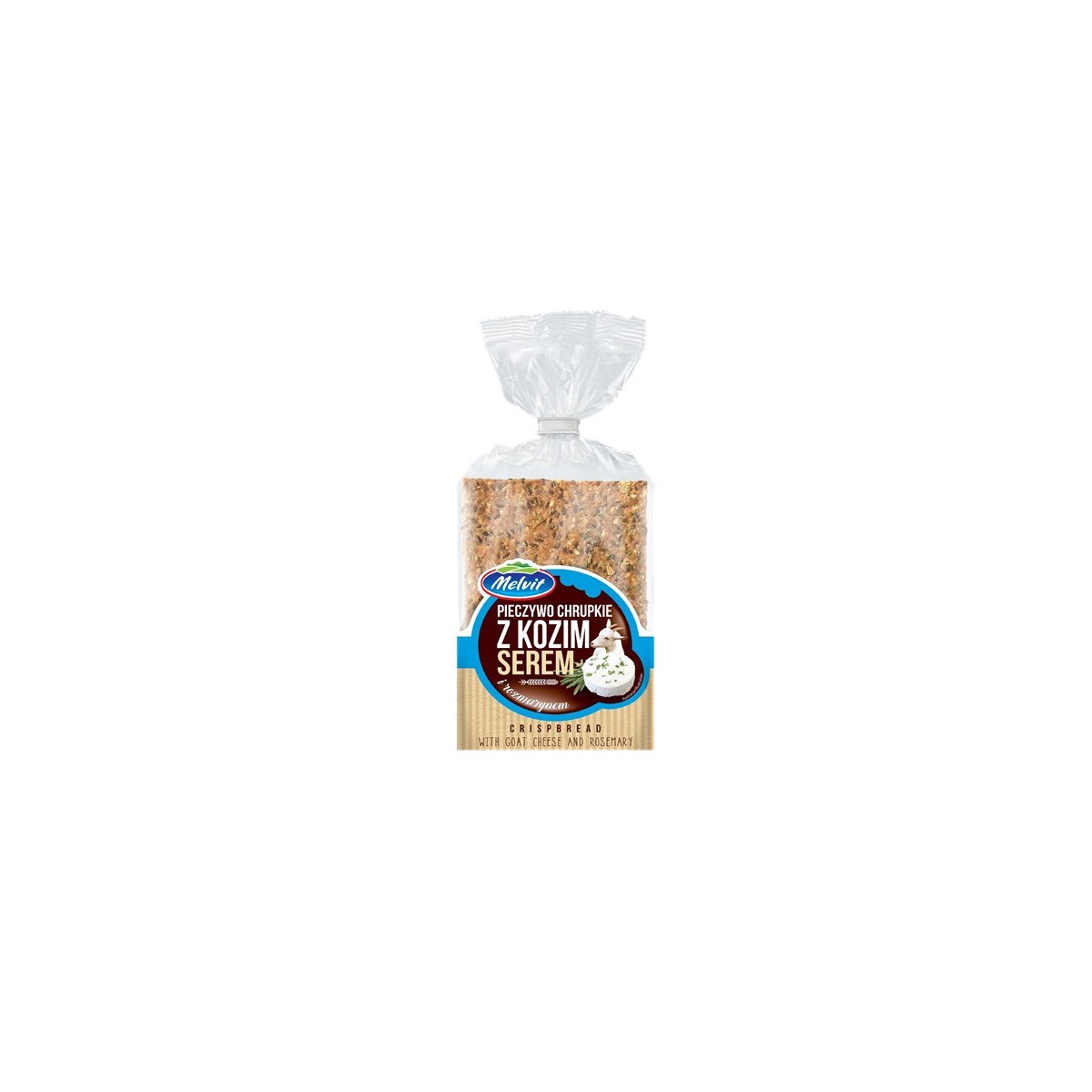 KRÕBE TÄISTERARUKKILEIB MELVIT KITSEJUUSTU JA ROSMARIINIGA 130G X 10 TK