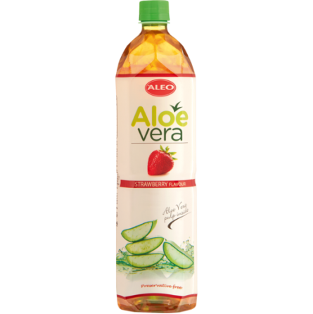 ALEO ALOE VERA DRINK WITH STRAWBERRY FLAVOUR 0,5 L X 24 PCS