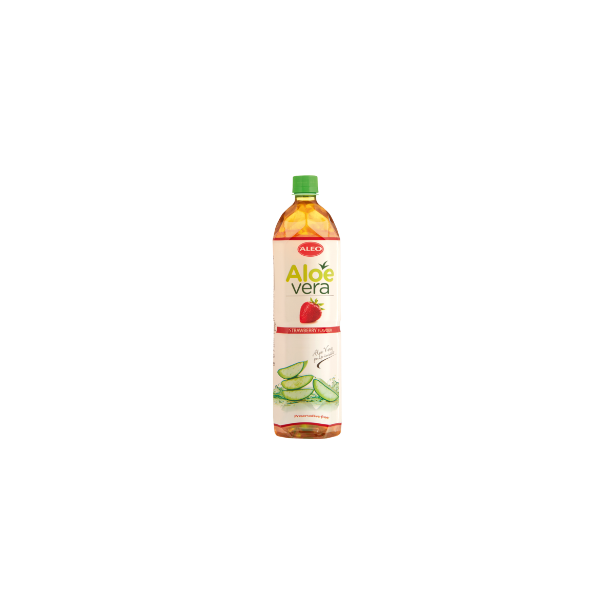 ALEO ALOE VERA DRINK WITH STRAWBERRY FLAVOUR 0,5 L X 24 PCS